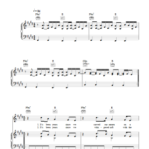 Passenger Circles Musik Noten - Piano, Vocal & Guitar Chords - 116812-0