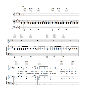 Passenger Holes Musik Noten - Piano, Vocal & Guitar Chords - 116814-0