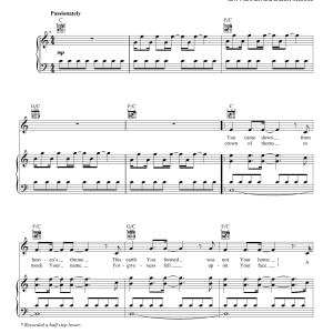Passion Jesus, Son Of God Musik Noten - Lead Sheet / Fake Book - 178813-0