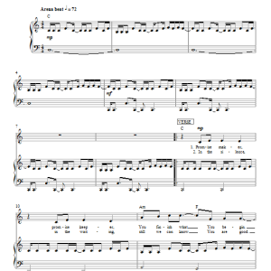 Passion The Lord Our God Musik Noten - Piano, Vocal & Guitar Chords - 150933-0