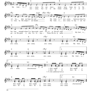 Pastor Charles Jenkins & Fellowship Chicago Awesome Musik Noten - Lead Sheet / Fake Book - 178818-0