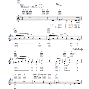 Patience & Prudence Tonight You Belong To Me Musik Noten - Ukulele - 151557-0