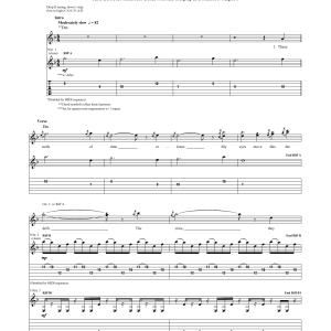 Periphery Jetpacks Was Yes! Musik Noten - Guitar Tab - 160918-0