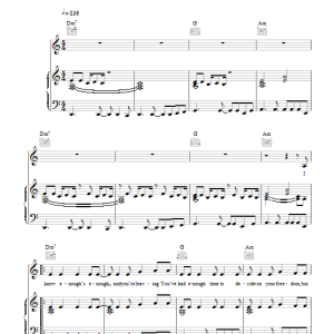 Pet Shop Boys Leaving Musik Noten - Piano, Vocal & Guitar Chords - 116741-0