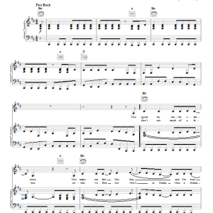 Pete Yorn Ever Fallen In Love Musik Noten - Piano, Vocal & Guitar Chords - 152742-0