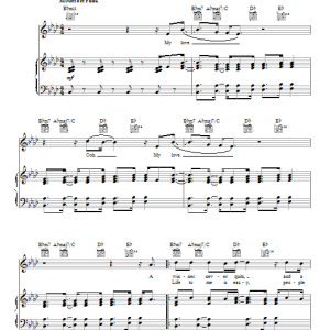 Pharrell Williams Brand New Musik Noten - Piano, Vocal & Guitar Chords - 154948-0
