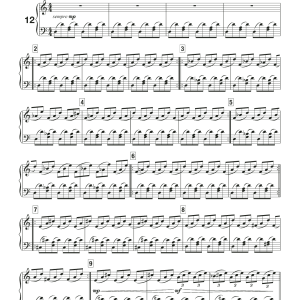 Philip Glass Etude No. 12 Musik Noten - Piano Solo - 119855-0