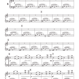 Philip Glass Etude No. 5 Musik Noten - Piano Solo - 121165-0