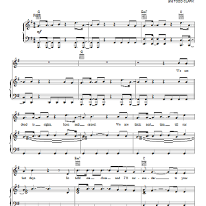 Phillip Phillips Raging Fire Musik Noten - Easy Piano - 155597-0