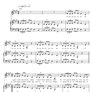 Pink So What Musik Noten - Ukulele - 152091-0