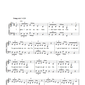 P!nk So What Musik Noten - Easy Piano - 110227-0