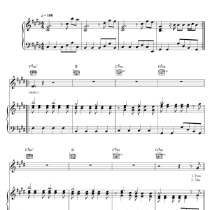 Prefab Sprout Mysterious Musik Noten - Piano, Vocal & Guitar Chords - 124010-0