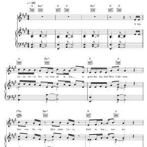 Prince Starfish And Coffee Musik Noten - Piano, Vocal & Guitar Chords - 123313-0