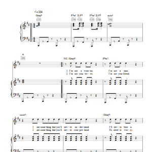 Prince & The Revolution I Would Die 4 U Musik Noten - Piano, Vocal & Guitar Chords - 117740-0