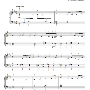 Pyotr Ilyich Tchaikovsky Theme from Swan Lake Musik Noten - Flute Solo - 105503-0
