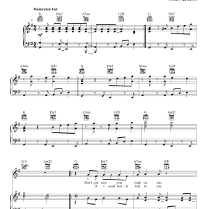 Randy Newman We Belong Together (from Toy Story 3) Musik Noten - Easy Guitar Tab - 178770-0