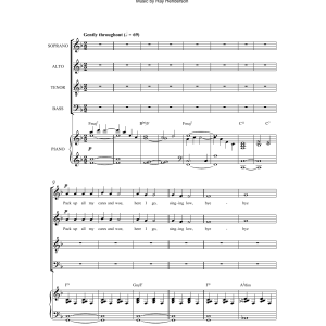 Ray Henderson Bye Bye Blackbird (arr. Jonathan Wikeley) Musik Noten - SATB Choir - 117667-0