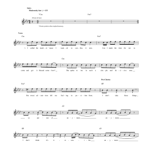 Red Hot Chili Peppers Go Robot Musik Noten - Guitar Tab - 173991-0