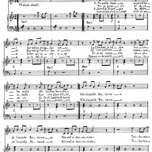 Rene Hatchy Elle S'appelle Banana Musik Noten - Piano & Vocal - 119686-0
