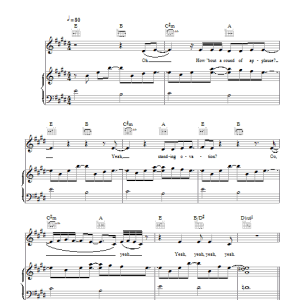 Rihanna Take A Bow Musik Noten - Guitar Chords/Lyrics - 116767-0