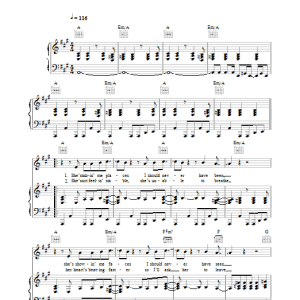 Robbie Williams Old Before I Die Musik Noten - Piano Chords/Lyrics - 109557-0