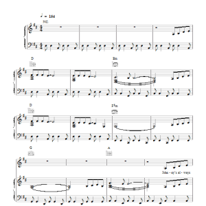 Robert Palmer Johnny And Mary Musik Noten - Piano Chords/Lyrics - 109447-0