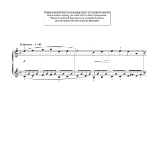 Robert Schumann Little Piece Musik Noten - Piano Solo - 110660-0