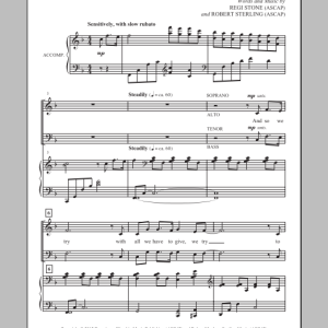 Robert Sterling And So We Sing Musik Noten - SATB Choir - 88313-0