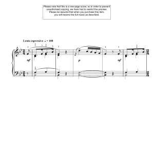 Robert Volkmann Intermezzo Musik Noten - Piano Solo - 110663-0