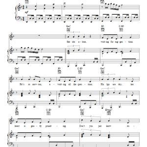 Rod Stewart Da Ya Think I'm Sexy Musik Noten - Guitar Chords/Lyrics - 162106-0