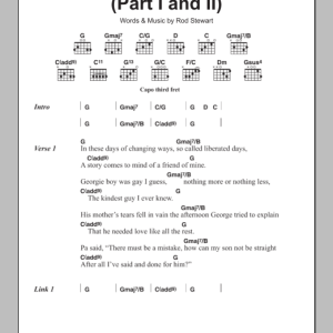 Rod Stewart The Killing Of Georgie (Part I and II) Musik Noten - Guitar Chords/Lyrics - 118007-0
