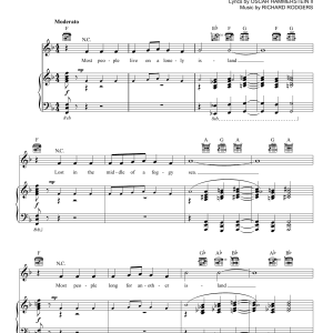 Rodgers & Hammerstein Bali Ha'i Musik Noten - Ukulele Chords/Lyrics - 95149-0