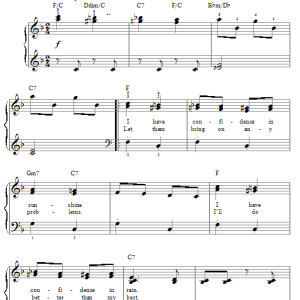 Rodgers & Hammerstein I Have Confidence (from The Sound of Music) Musik Noten - Piano & Vocal - 150702-0