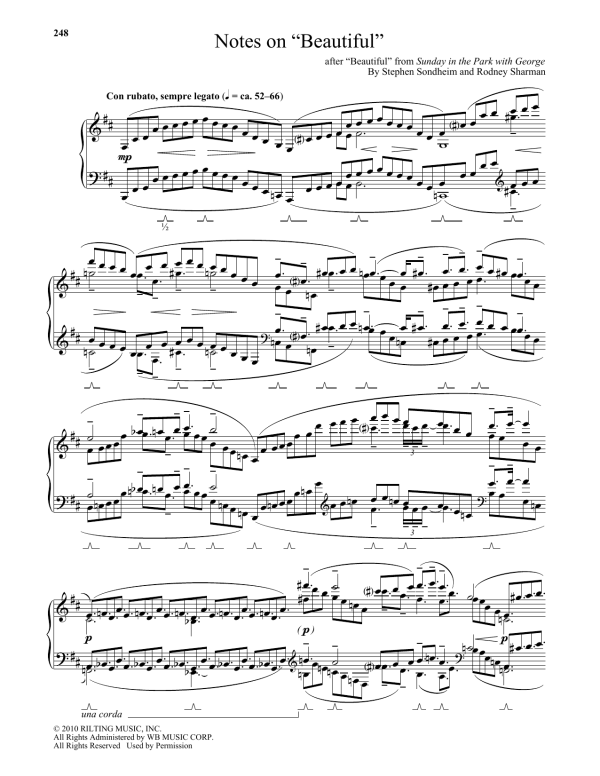 Rodney Sharman Notes On Beautiful Musik Noten - Piano Solo - 179199-0