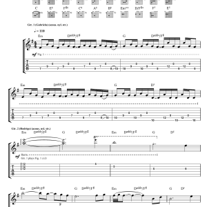 Rodrigo y Gabriela Somnium Musik Noten - Guitar Tab - 119225-0
