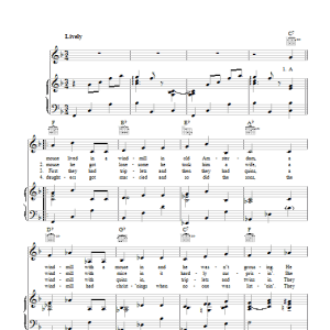 Ronnie Hilton A Windmill In Old Amsterdam Musik Noten - Piano Chords/Lyrics - 109796-0