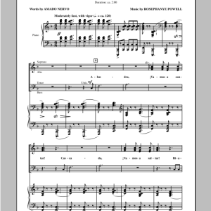 Rosephanye Powell Solidaridad (In Solidarity) Musik Noten - SATB Choir - 98190-0