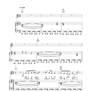 Roy Orbison I Drove All Night Musik Noten - Piano, Vocal & Guitar Chords - 150648-0
