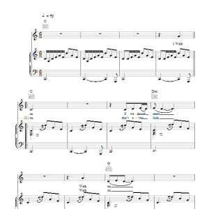 Roy Orbison Walk On Musik Noten - Piano, Vocal & Guitar Chords - 150649-0