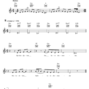 Saban Bajramovic Djelem, Djelem Musik Noten - Lead Sheet / Fake Book - 122657-0