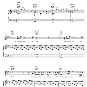 Sam Smith Writing's On The Wall (from James Bond: Spectre) Musik Noten - Piano, Vocal & Guitar Chords - 122124-0