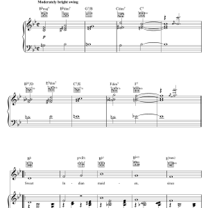 Sarah Vaughan Cherokee Musik Noten - Piano, Vocal & Guitar Chords - 118205-0