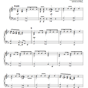 Saxie Dowell Three Little Fishies Musik Noten - Easy Guitar Tab - 151088-0