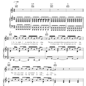 Scouting For Girls This Ain't A Love Song Musik Noten - Guitar Chords/Lyrics - 116800-0