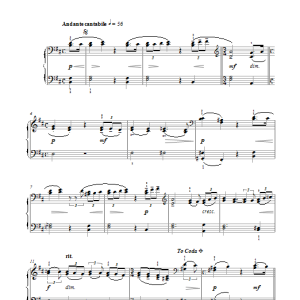Sergei Rachmaninoff Moments musicaux Op.16, No.3 Andante cantabile Musik Noten - Easy Piano - 117607-0