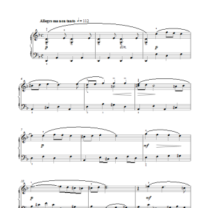 Sergei Rachmaninoff Piano Concerto No.3 - 1st Movement Musik Noten - Easy Piano - 117609-0