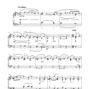 Sergei Rachmaninoff Piano Sonata No. 2, Op. 36 - 2nd Movement Musik Noten - Easy Piano - 117612-0
