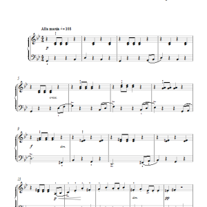 Sergei Rachmaninoff Preludes Op. 23, No. 5 Alla marcia Musik Noten - Easy Piano - 118105-0
