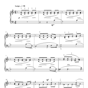 Sergei Rachmaninoff Preludes Op.23, No.10 Largo Musik Noten - Easy Piano - 117622-0