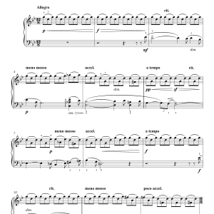 Sergei Rachmaninoff Preludes Op.32, No.12 Allegro Musik Noten - Easy Piano - 117621-0